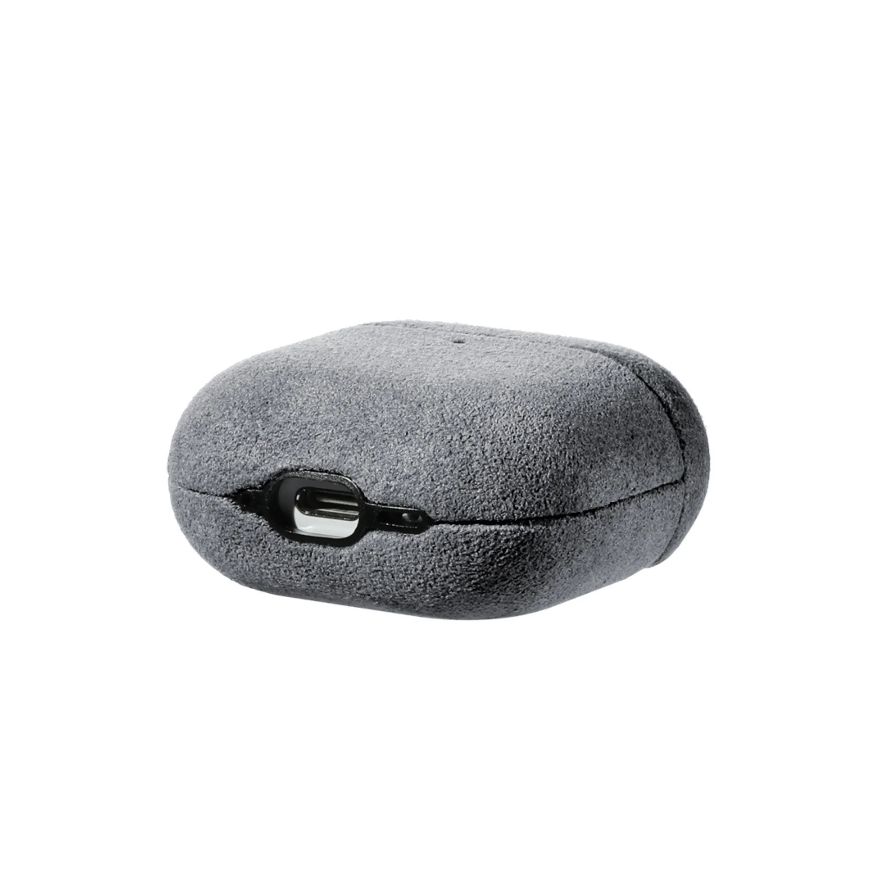 AirPods (4e Generatie) Alcantara Hoesje - Nardo Gray