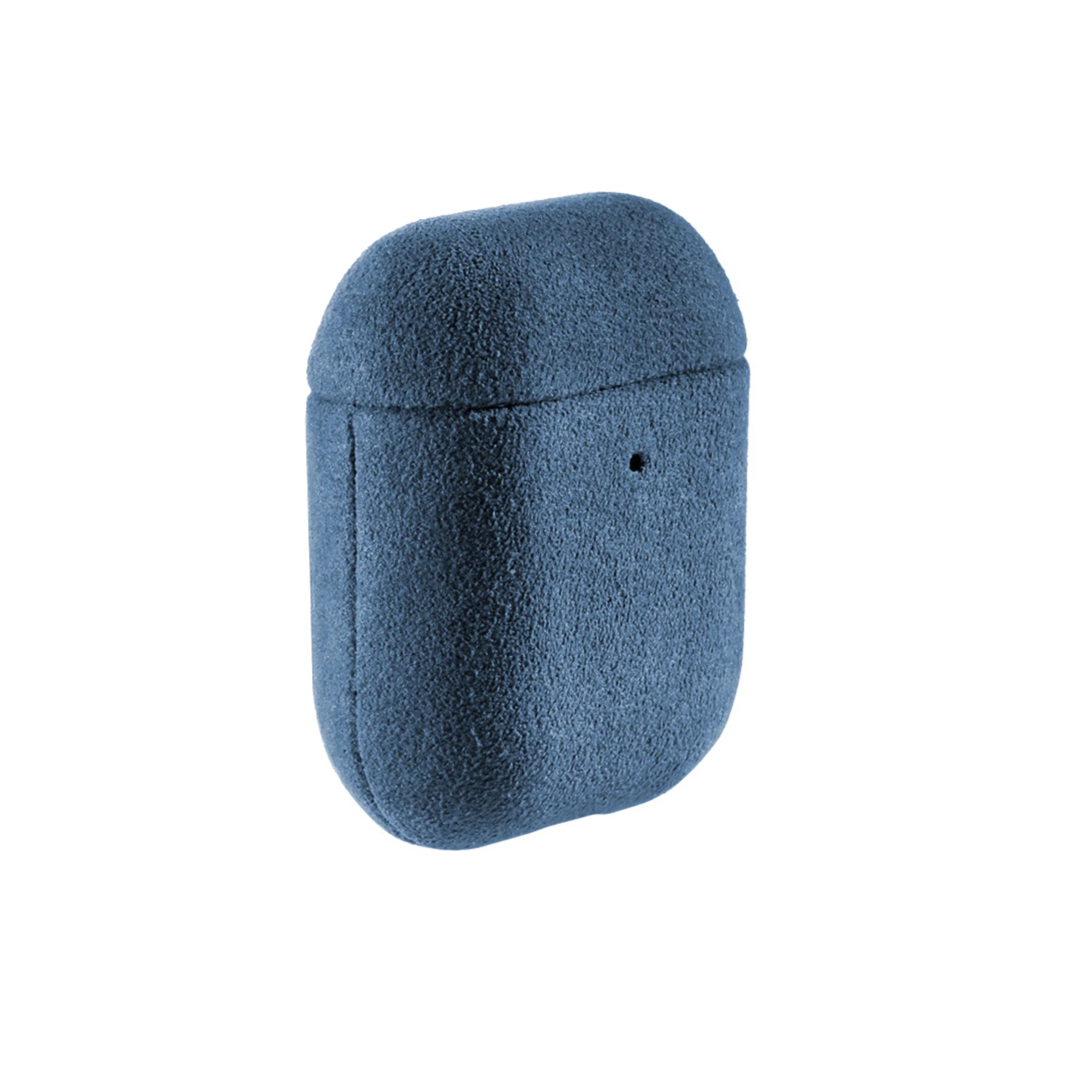Alcantara-Hülle für AirPods 1/2 Generation – Meerblau