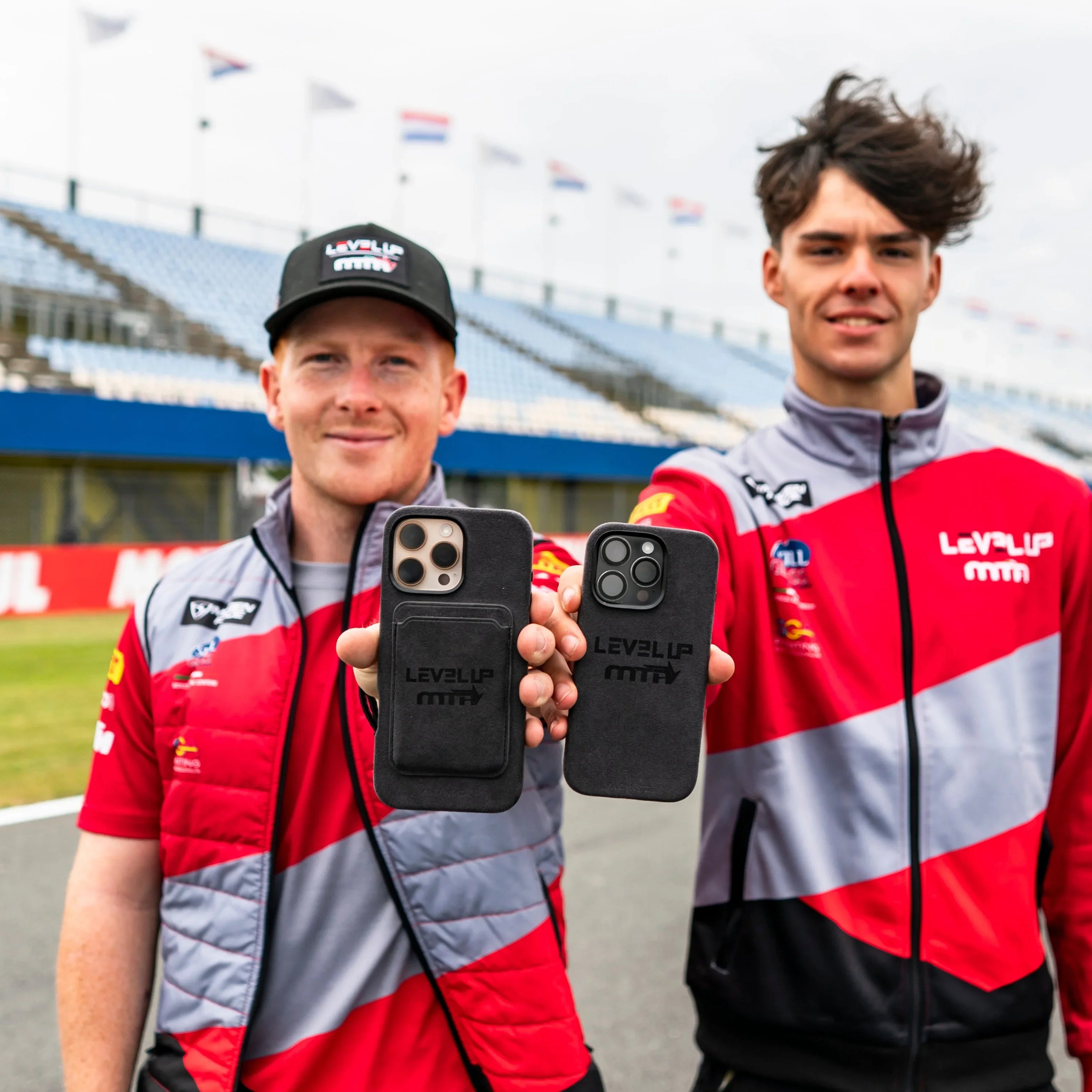 iPhone Alcantara Case - LEVEL UP MTA - Space Grey