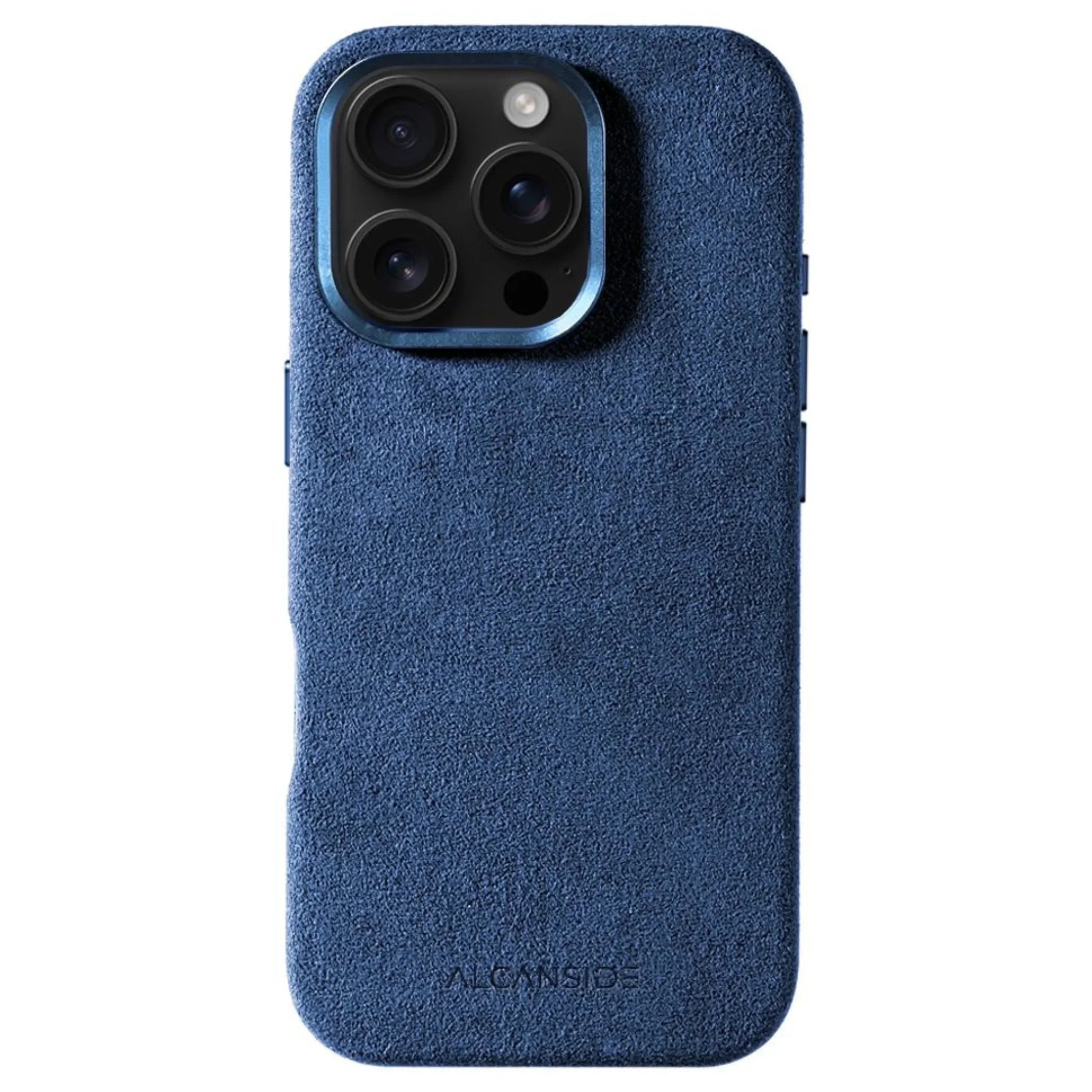 iPhone 16 Pro - Alcantara Case - Ocean blue