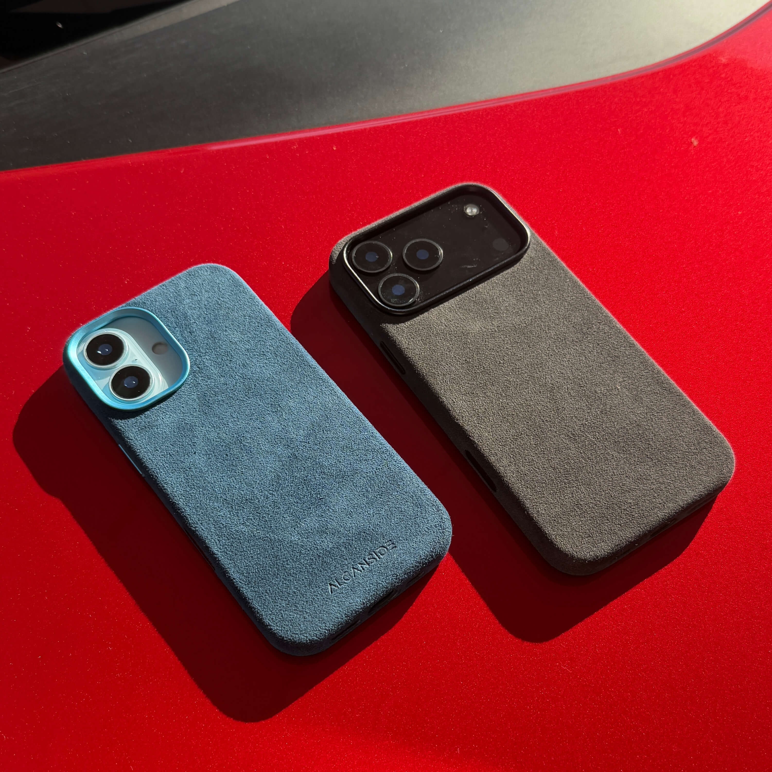 iPhone 17 - Alcantara Case - Ocean Blue