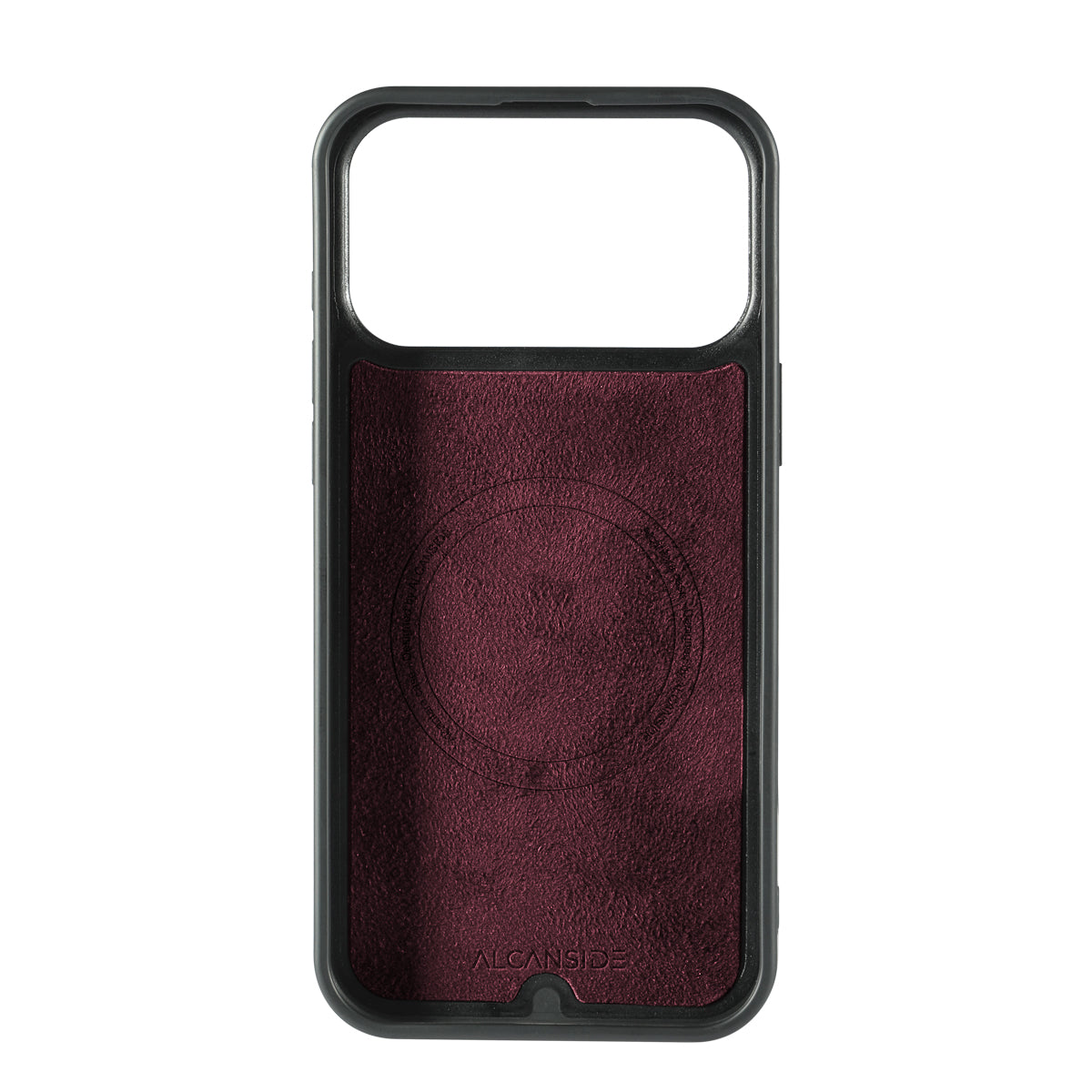iPhone 17 Pro - Alcantara Back Cover - Wine Red