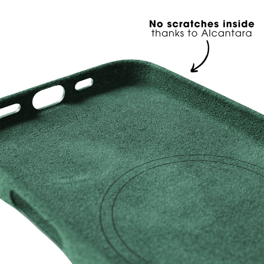 iPhone 16 Pro - Alcantara Case- Midnight Green