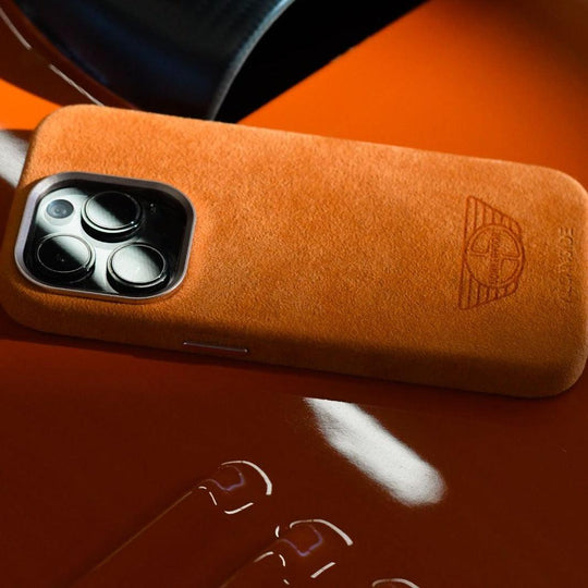 Donkervoort - iPhone Alcantara Case - Orange - Alcanside