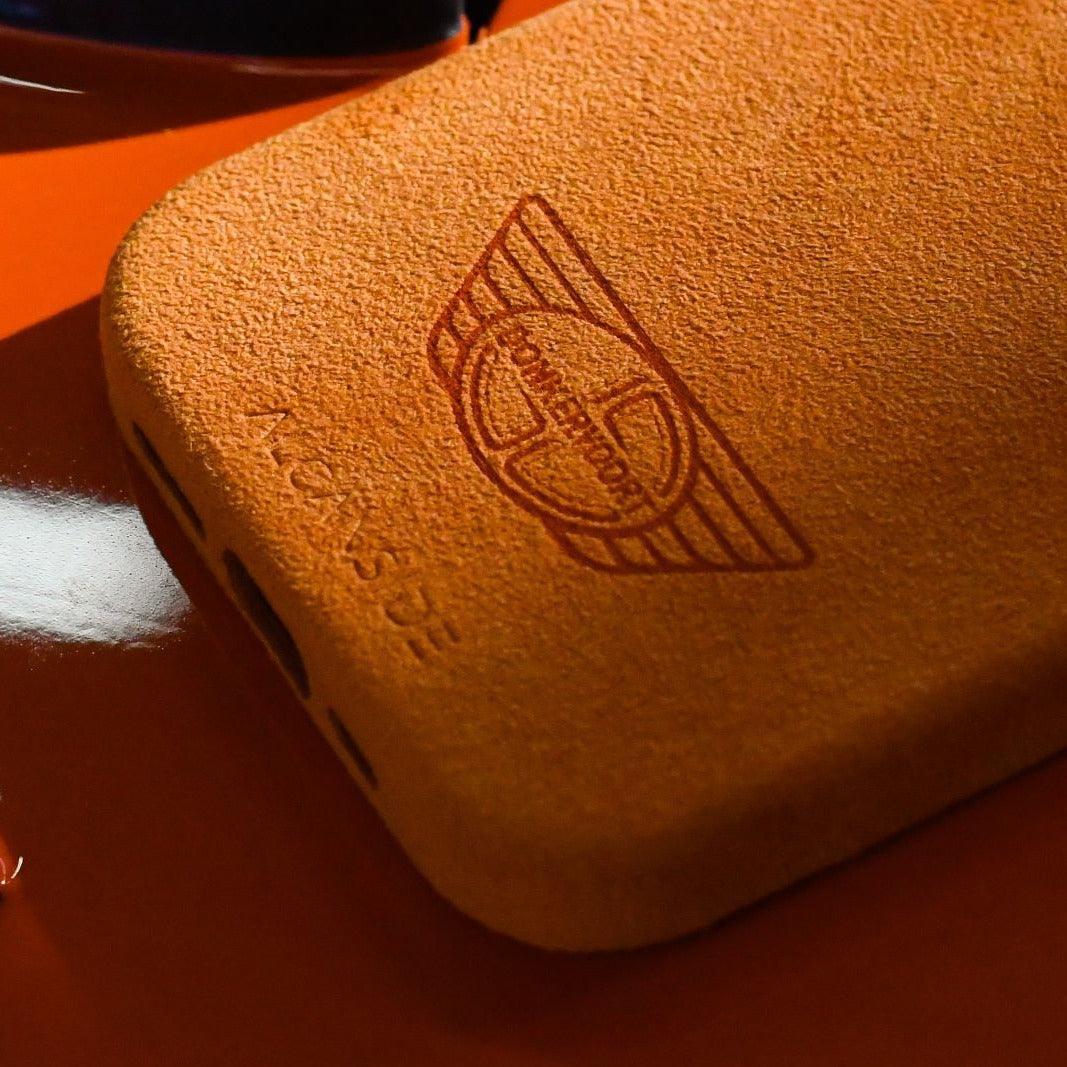 Donkervoort - iPhone Alcantara Case - Orange - Alcanside