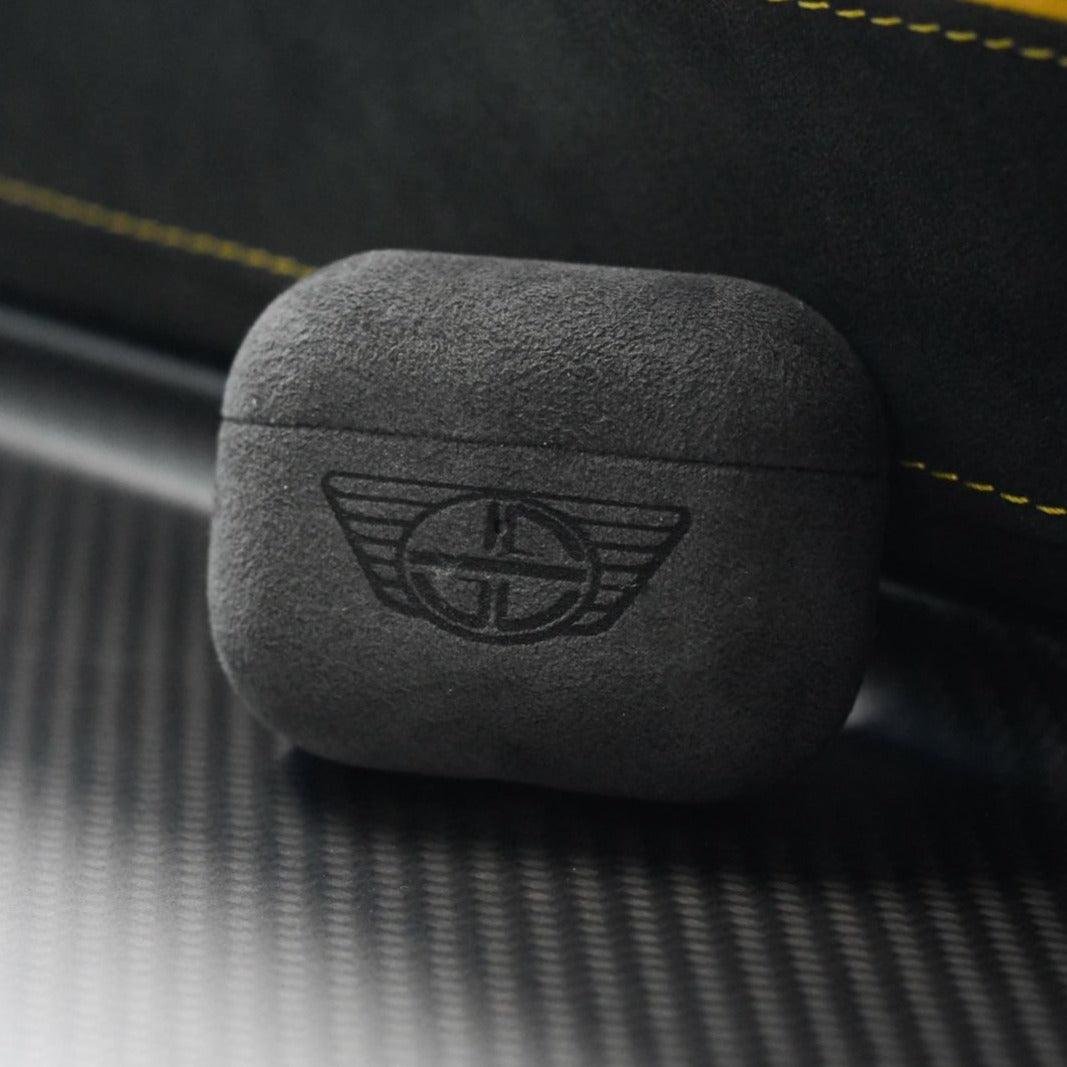 Donkervoort - AirPods 1/2 Gen Alcantara Case - Space Grey - Alcanside