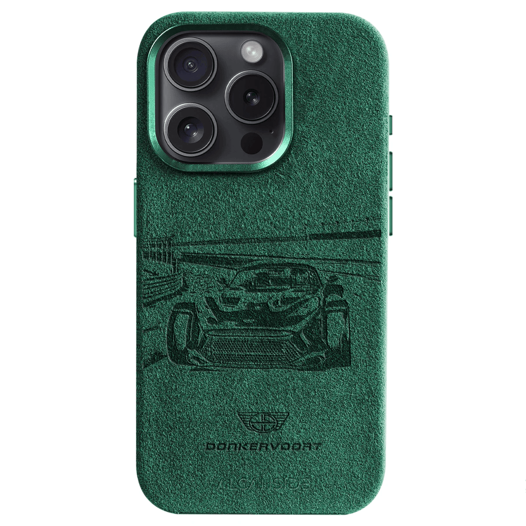 Donkervoort F22 Limited Edition Zandvoort - iPhone Alcantara Case - Midnight Green - Alcanside