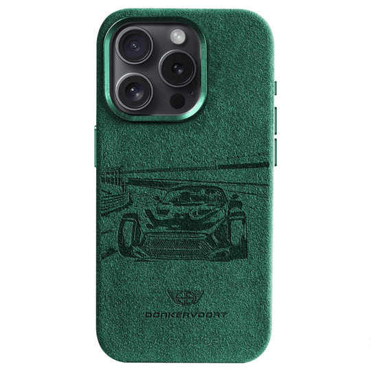 Donkervoort F22 Limited Edition Zandvoort - iPhone Alcantara Case - Midnight Green - Alcanside