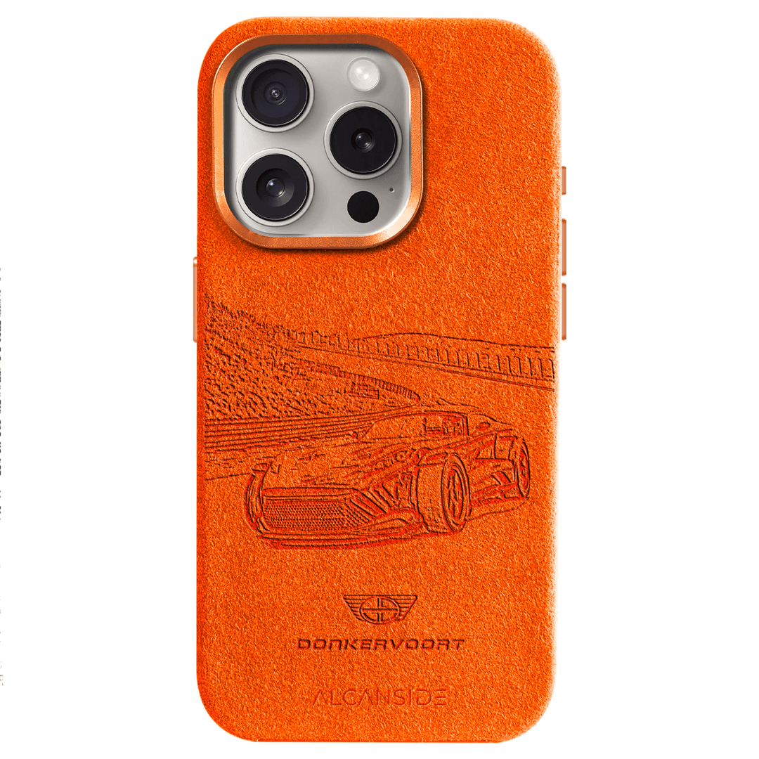 Donkervoort F22 Limited Edition Zandvoort 2 - iPhone Alcantara Case - Orange - Alcanside