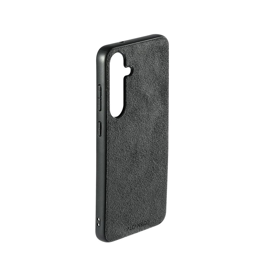 Samsung Galaxy S25 Plus - Alcantara Back Cover - Space Grey