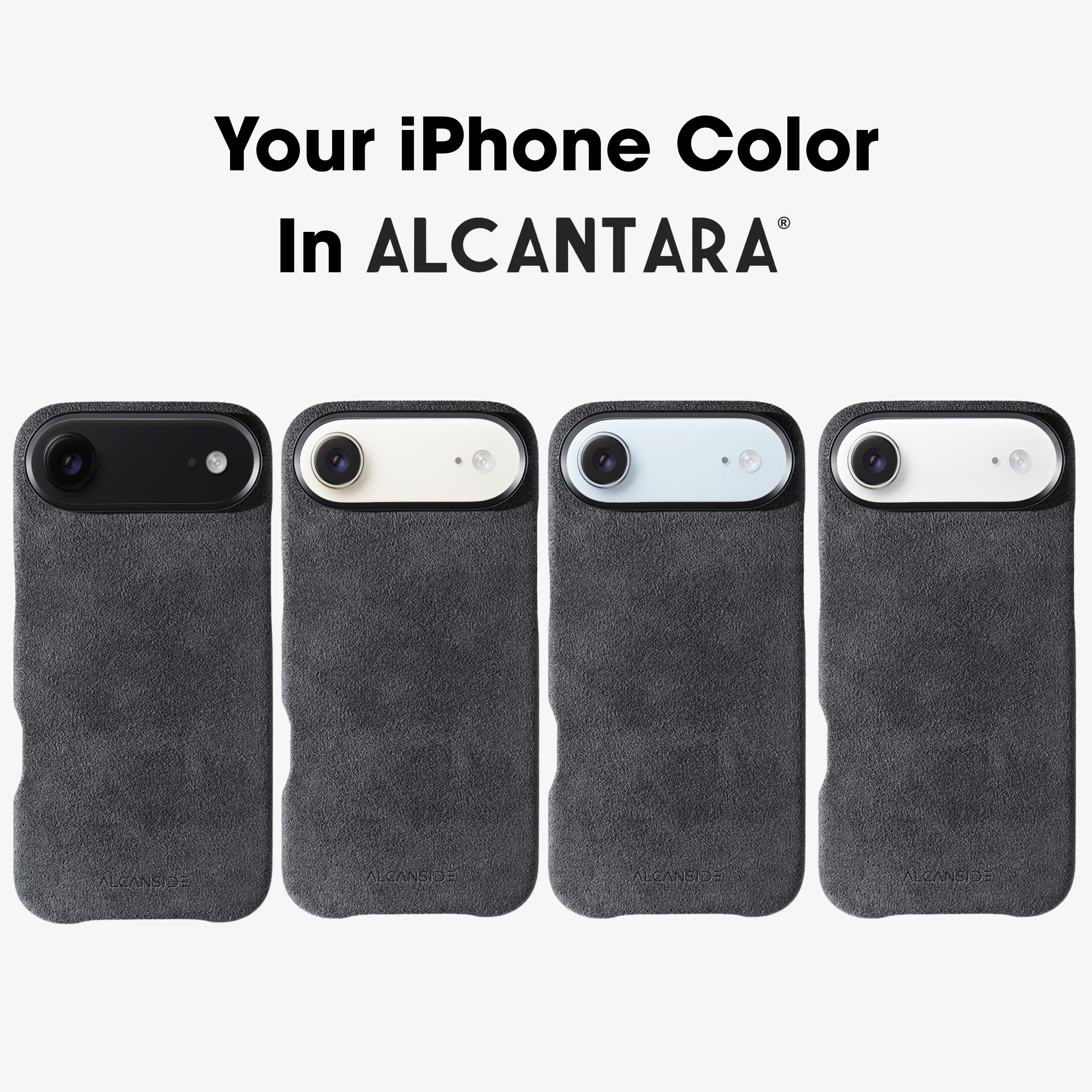 iPhone 17 Air - Alcantara Case - Space Grey