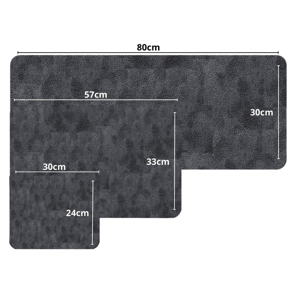 Alcantara Mousepad 57x33cm - Space Grey - Alcanside