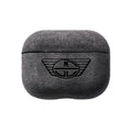 Donkervoort - AirPods Pro (2e Generatie) Alcantara Hoesje - Space Grey