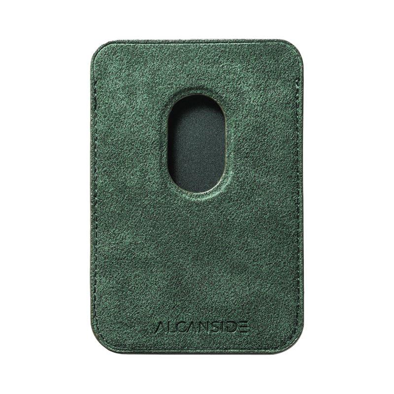 Donkervoort - Alcantara MagSafe Wallet - Midnight Green - Alcanside