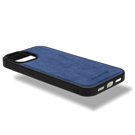 iPhone 16 Plus - Alcantara Back Cover - Ocean Blue