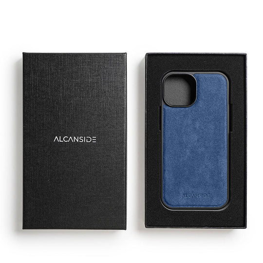 iPhone 15 - Alcantara Back Cover - Ocean Blue