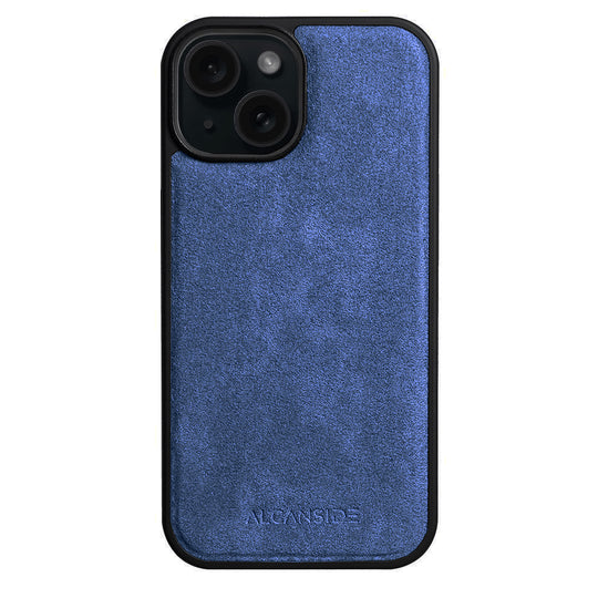 iPhone 16 Plus - Alcantara Back Cover - Ocean Blue