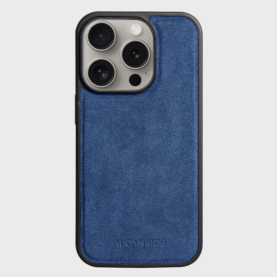 iPhone 16 Pro - Alcantara Back Cover - Ocean Blue