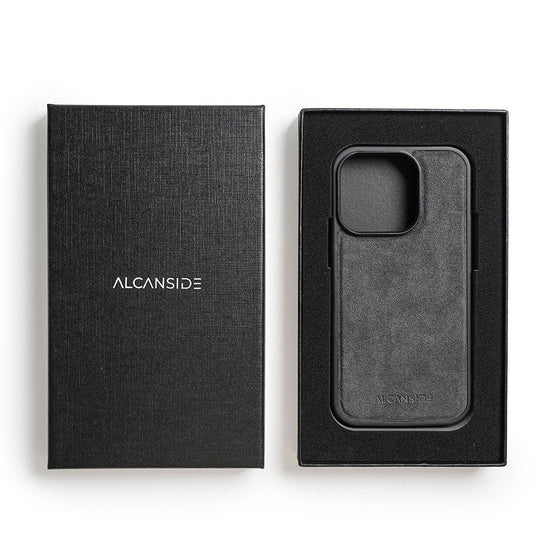 iPhone 15 Pro - Alcantara Back Cover - Nardo Gray