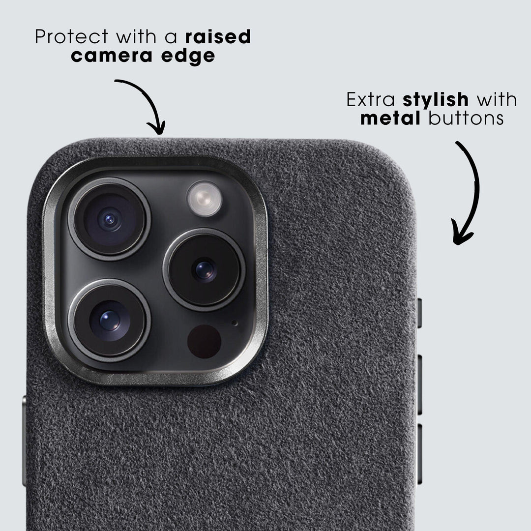 iPhone 11 Pro Max - Alcantara Case - Space Grey - Alcanside