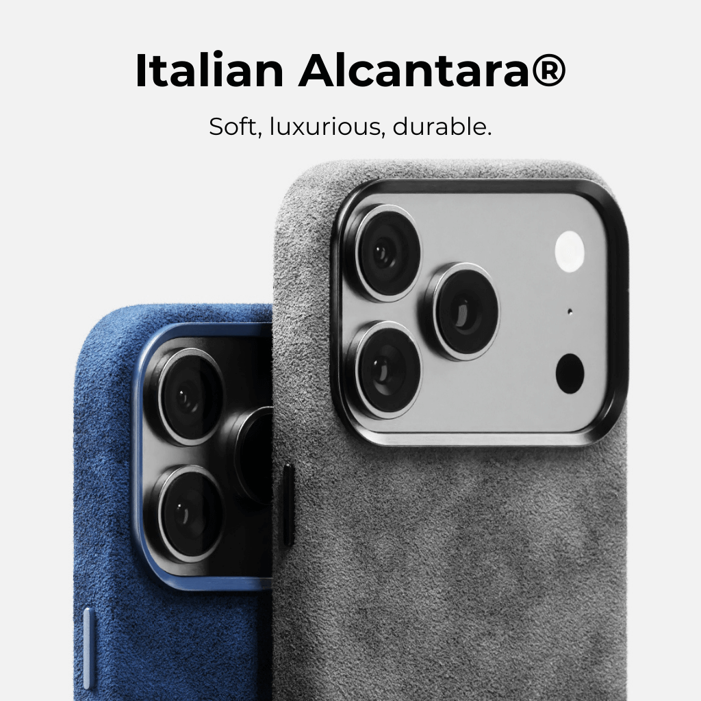 iPhone 17 Pro - Alcantara Case - Nardo Gray
