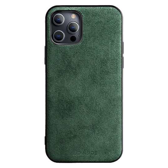 iPhone 11 Pro Max - Alcantara Back Cover - Midnight Green - Alcanside