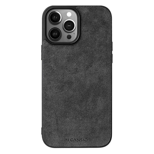 iPhone 13 Pro Max - Alcantara Back Cover - Space Grey - Alcanside