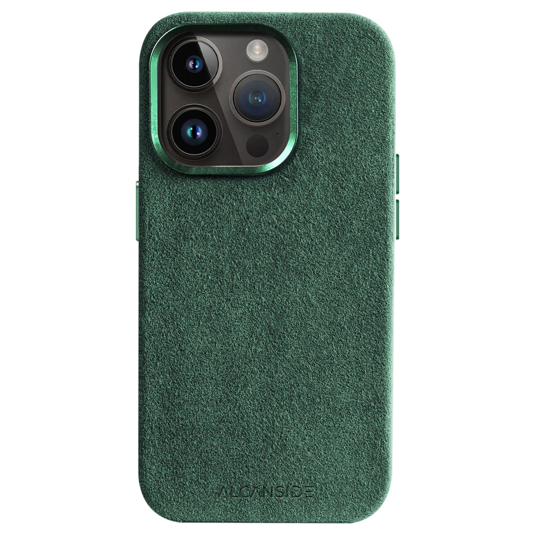 iPhone 14 Pro Max - Alcantara Case- Midnight Green - Alcanside