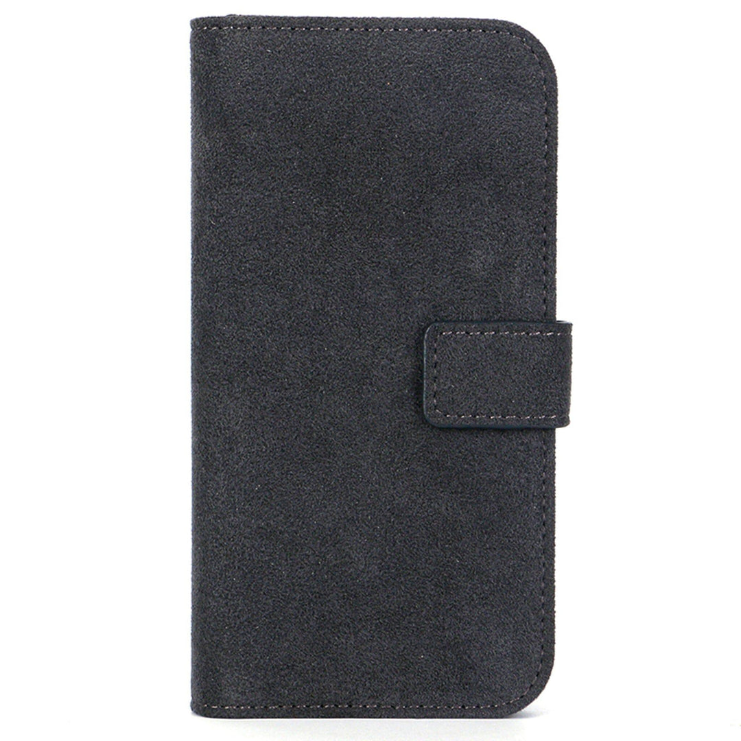 iPhone 14 Pro - Wallet Alcantara Case - Space Grey - Alcanside